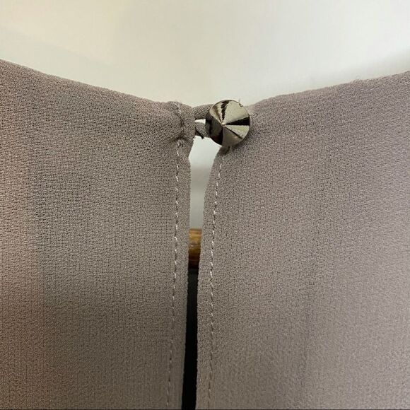 Warehouse Pleated Sleeveless Dress Size 6 - Picture 8 of 12